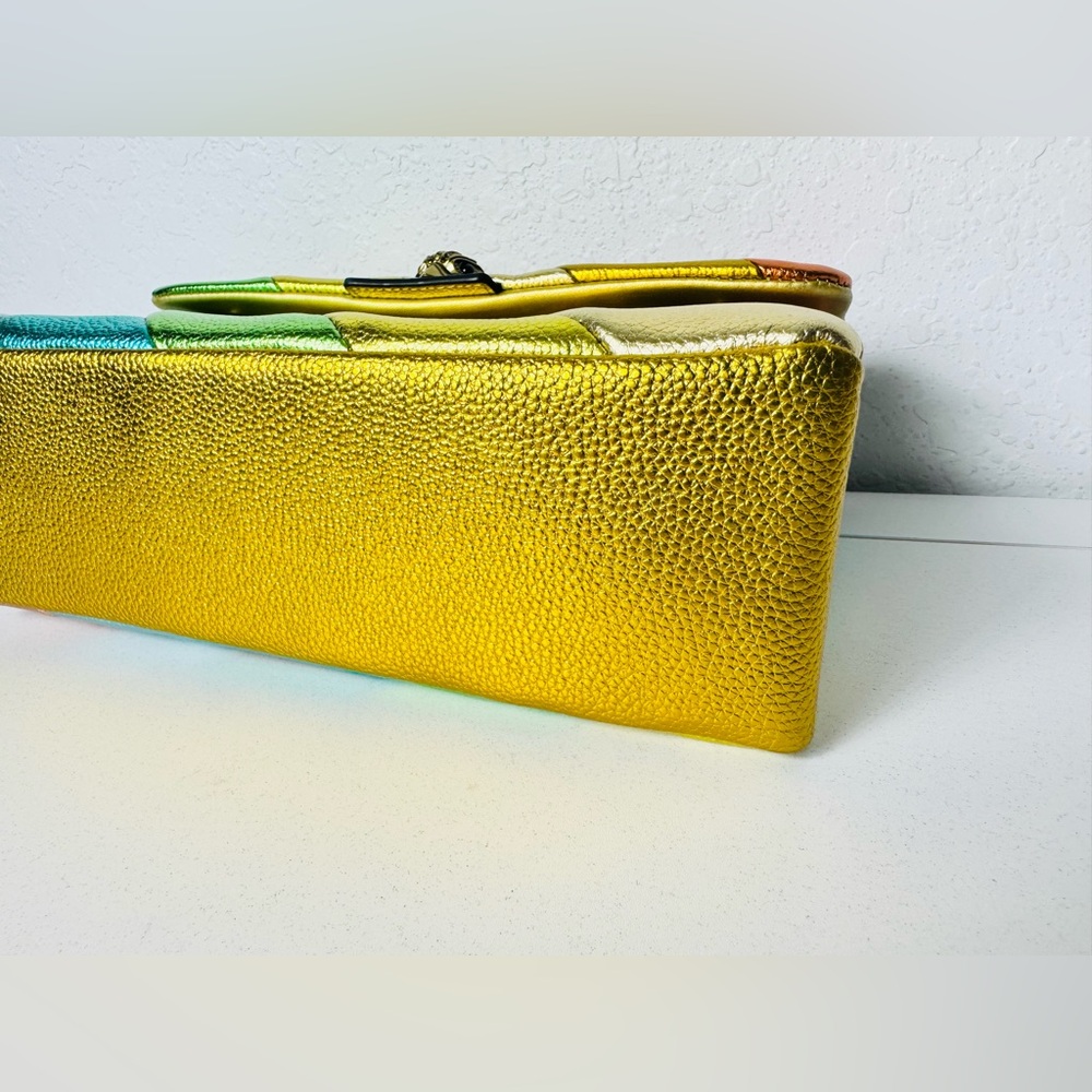 KURT GEIGER KENSINGTON MEDIUM BAG MULTICOLOR STRIPES - Picture 12 of 16